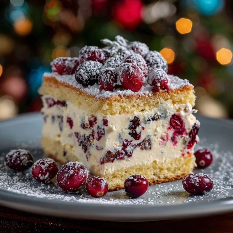 Christmas Cranberry Poke Cake Recipe