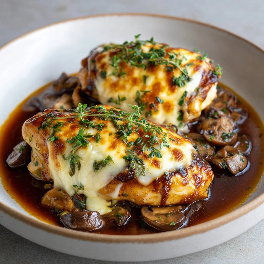Healthy Mushroom Stuffed Chicken Breast Recipe - Recipe Image