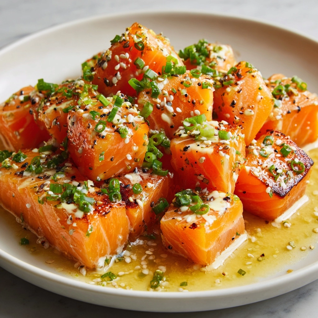 Crispy Spicy Salmon Bites Recipe - Recipe Image