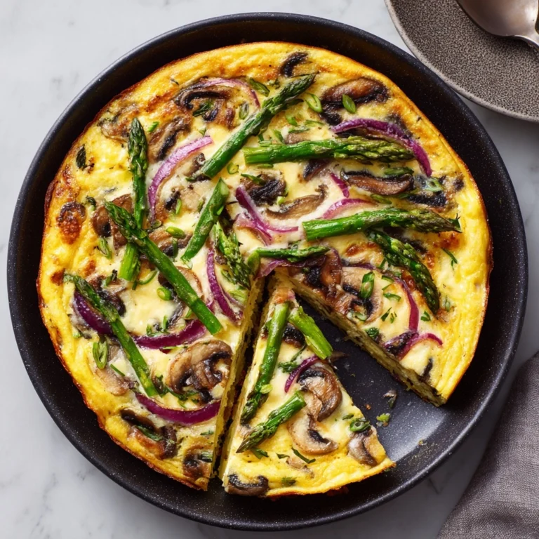 Asparagus-Mushroom Frittata Recipe