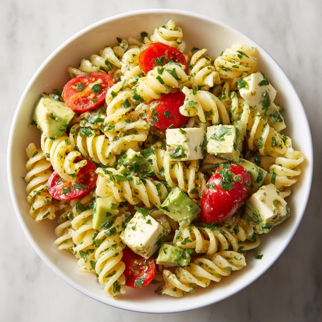 Avocado Pasta Salad Recipe - Recipe Image