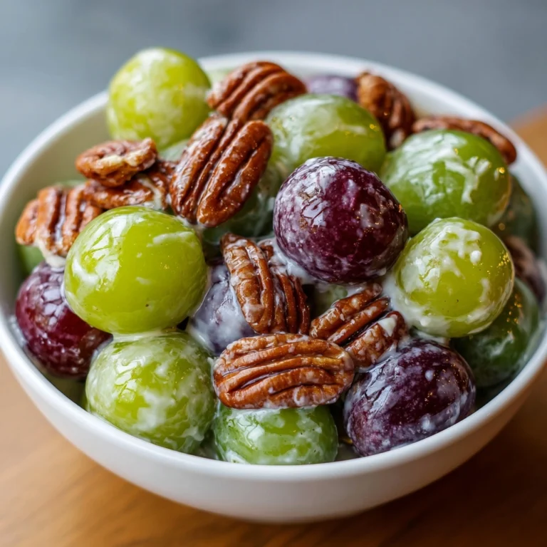 Grape Salad with Brown Sugar & Pecans Recipe