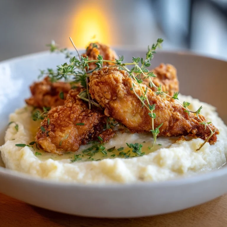 Classic Fried Chicken with Mashed Potatoes Recipe