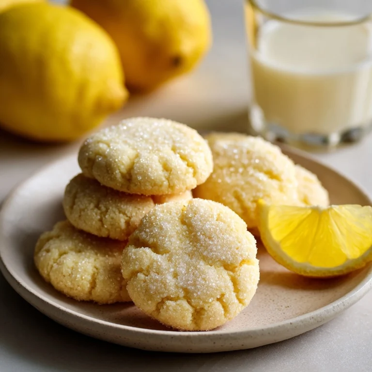 Lemon Sugar Cookies Recipe