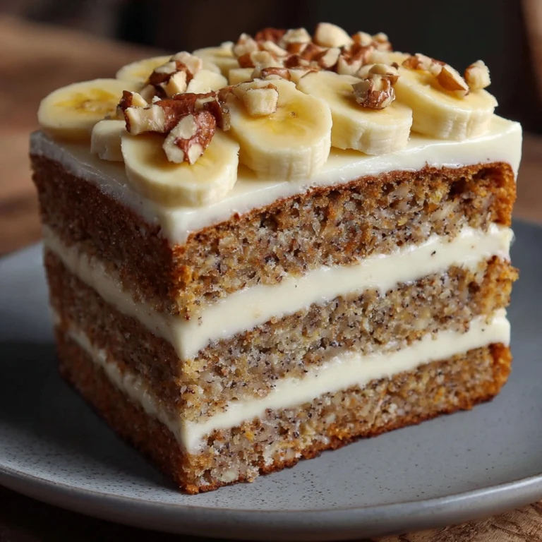 Crazy Banana Cake Recipe