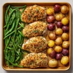 Parmesan Crusted Chicken Sheet Pan Recipe