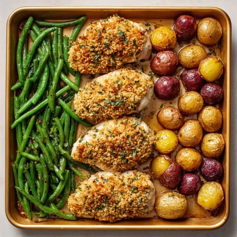 Parmesan Crusted Chicken Sheet Pan Recipe