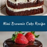 Mini Brownie Cake Recipe