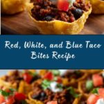 Red, White, and Blue Taco Bites Recipe