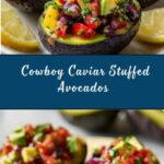 Cowboy Caviar Stuffed Avocados Recipe