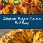 Jalapeño Popper Crescent Roll Ring Recipe