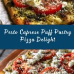 Pesto Caprese Puff Pastry Pizza Recipe