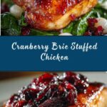 Cranberry & Spinach Stuffed Chicken Breasts with Brie Recipe