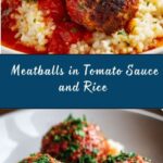 Meatballs With Tomato Sauce and Rice Recipe