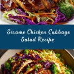 Sesame Chicken Cabbage Crunch Salad Recipe