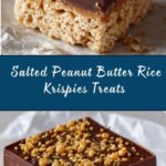 Salted Peanut Butter Rice Krispies Treats Recipe