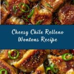 Chile Relleno Wontons with Jalapeño Soy Sauce Recipe