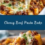 Cheesy Beef Pasta Bake Recipe