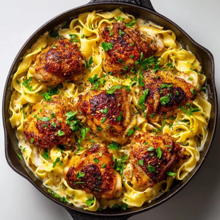 One-Pan Chicken with Buttered Noodles Recipe