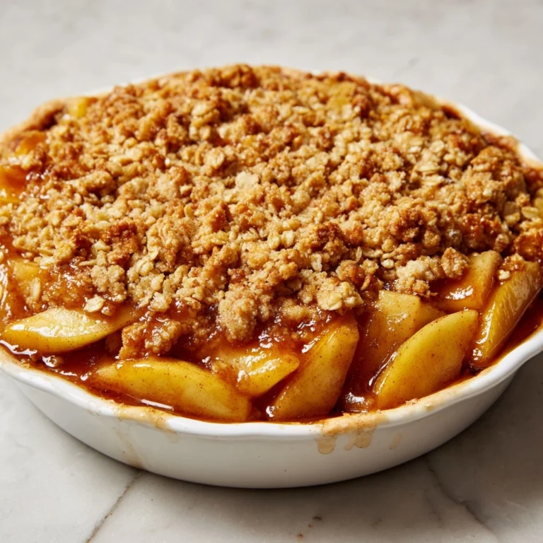 Old Fashioned Easy Apple Crisp Recipe