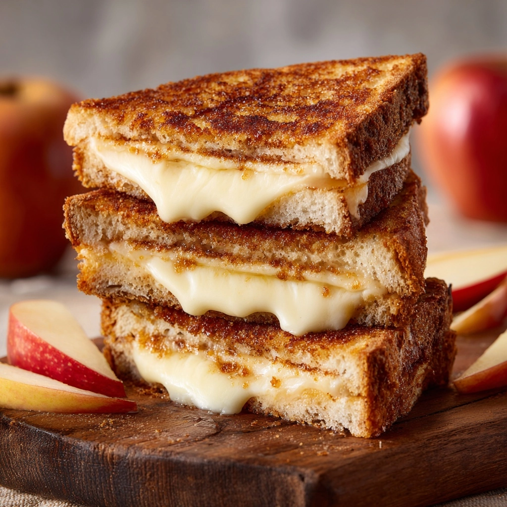 Cinnamon Brie Apple Grilled Cheese Recipe - Recipe Image