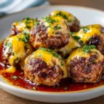 Cheesy Stuffed Meatloaf Bites Recipe