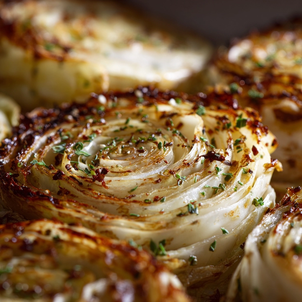Air Fryer Cabbage Steaks Recipe - Recipe Image