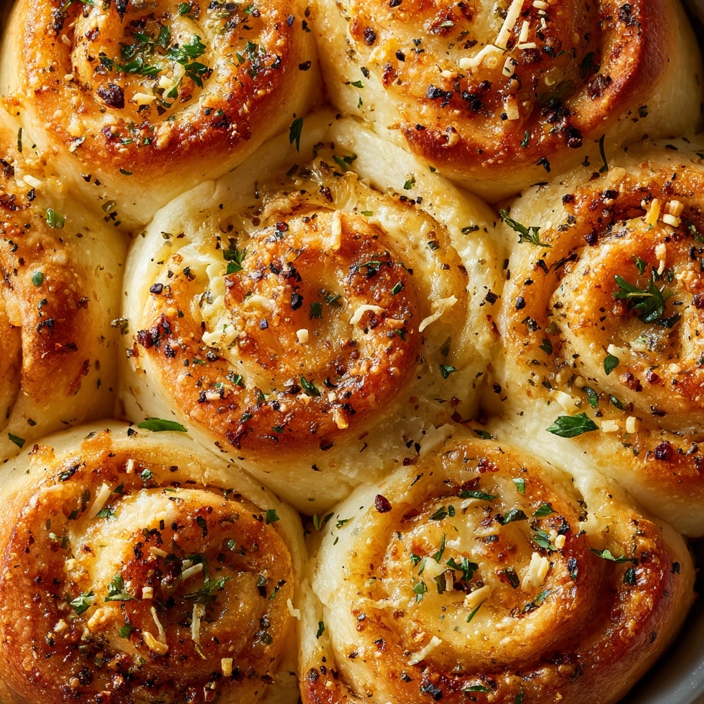 Homemade Garlic Cheese Rolls Recipe - Recipe Image