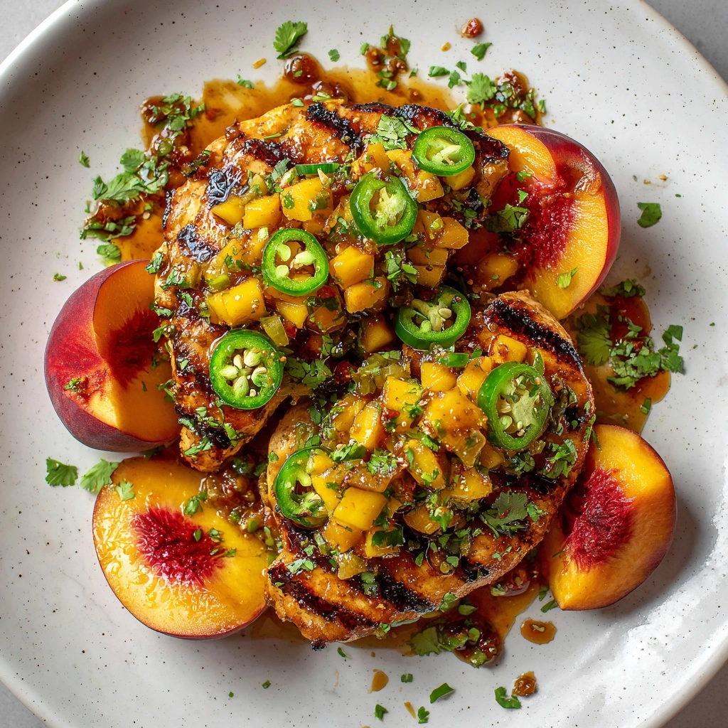 Jalapeño Peach Chicken Recipe - Recipe Image
