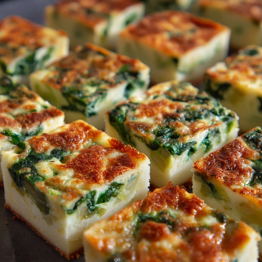 Spinach & Artichoke Dip Party Squares Recipe - Recipe Image