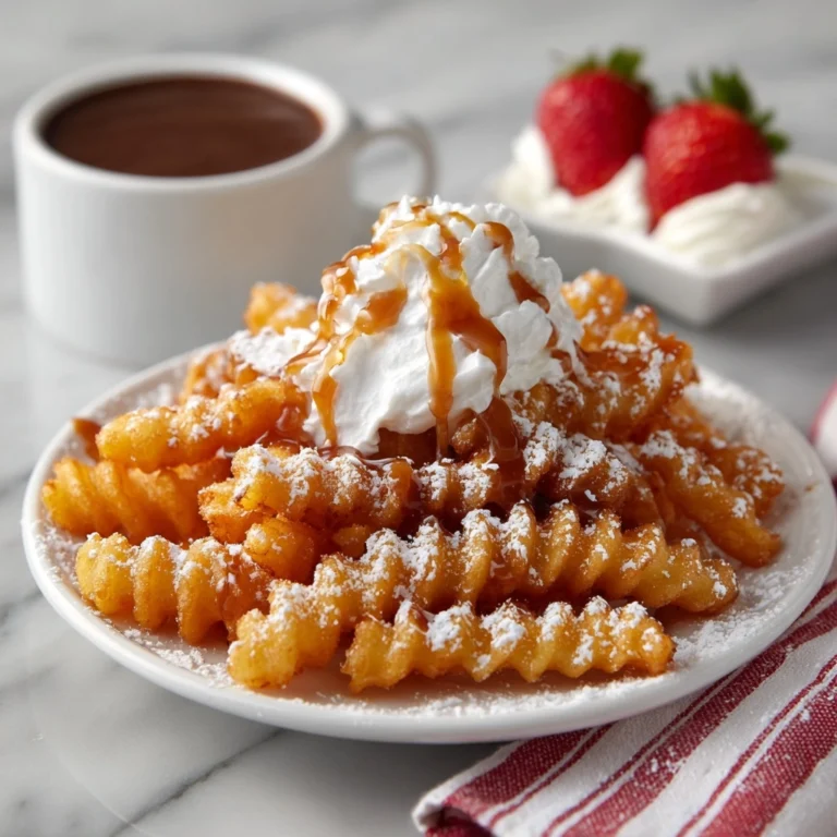 Easy Funnel Cake Fries Recipe