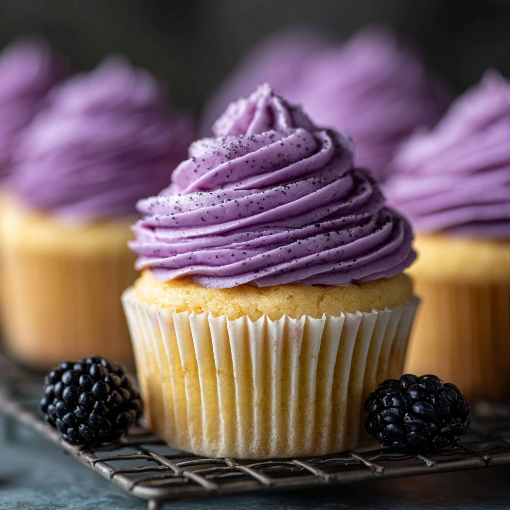 Lemon Poppy Seed Cupcakes Recipe - Recipe Image