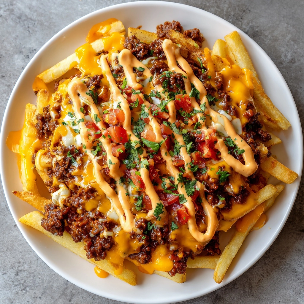 Nduja Beef Loaded Fries Recipe - Recipe Image