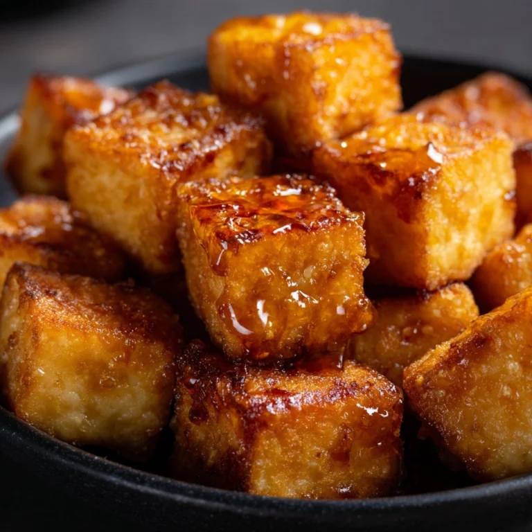 Crispy Baked Peanut Tofu Bowls Recipe