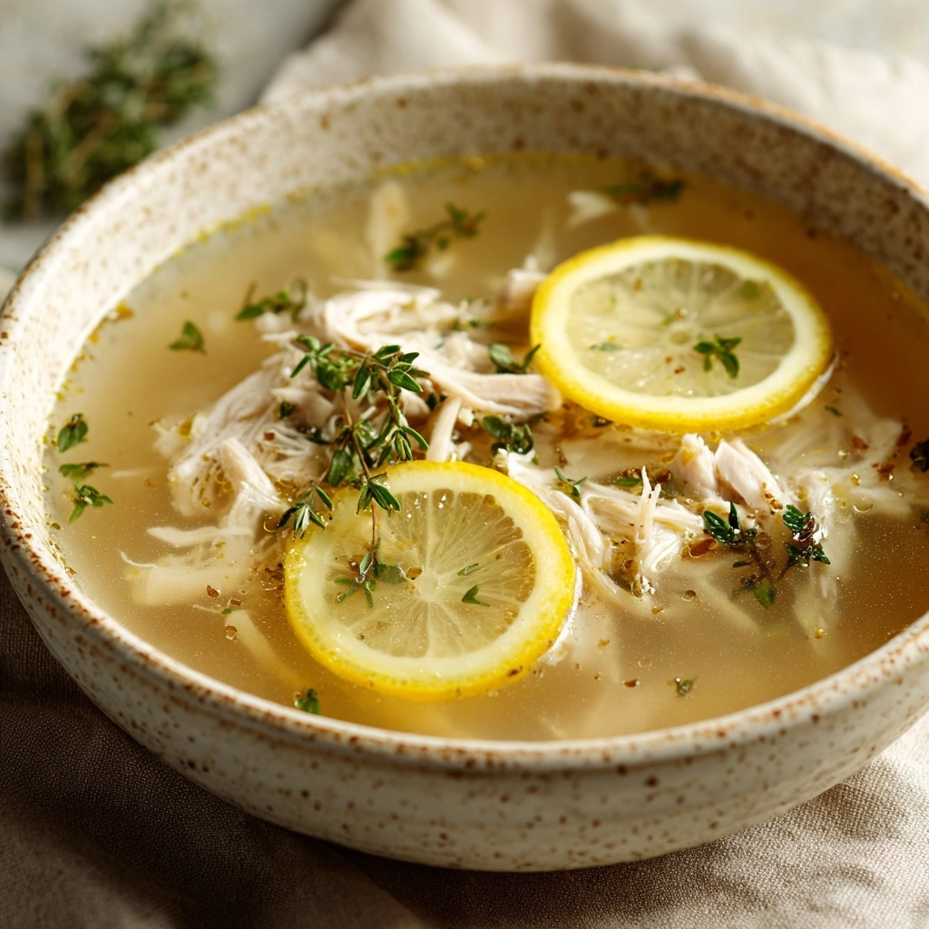 Mediterranean Lemon Chicken Soup Recipe - Recipe Image
