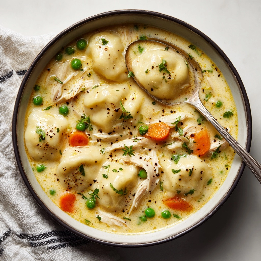 Chicken and Dumplings with Biscuits Recipe - Recipe Image