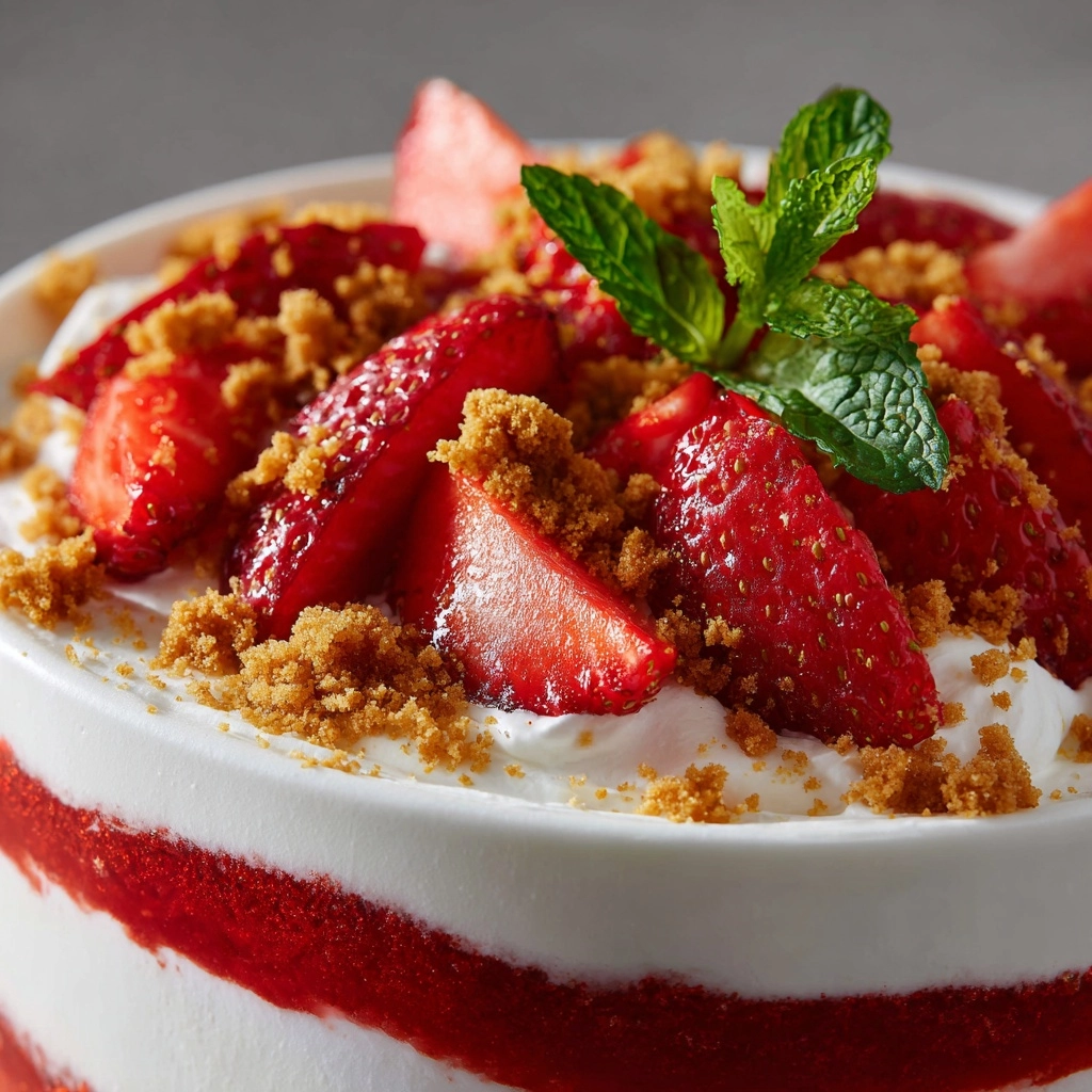 Strawberry Shortcake Dessert Dip Recipe - Recipe Image
