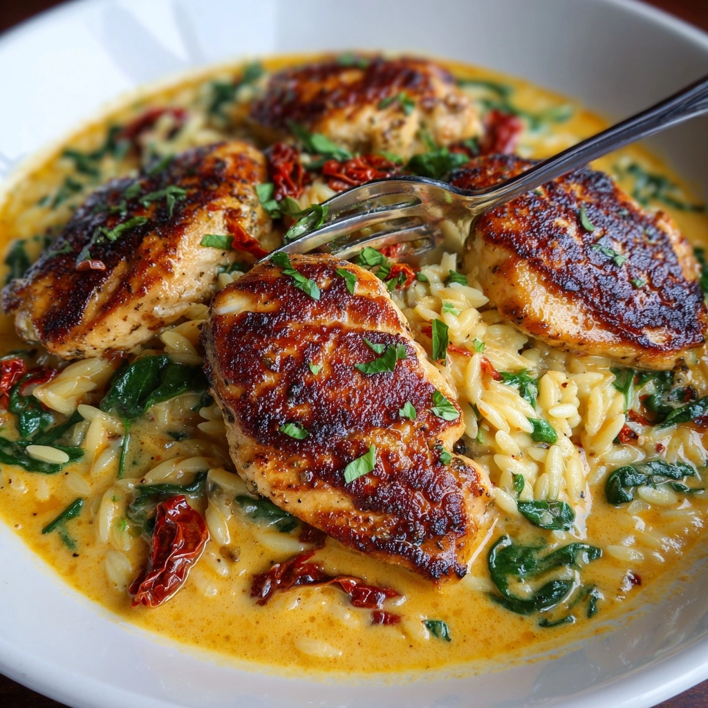 Marry Me Chicken Orzo Recipe - Recipe Image