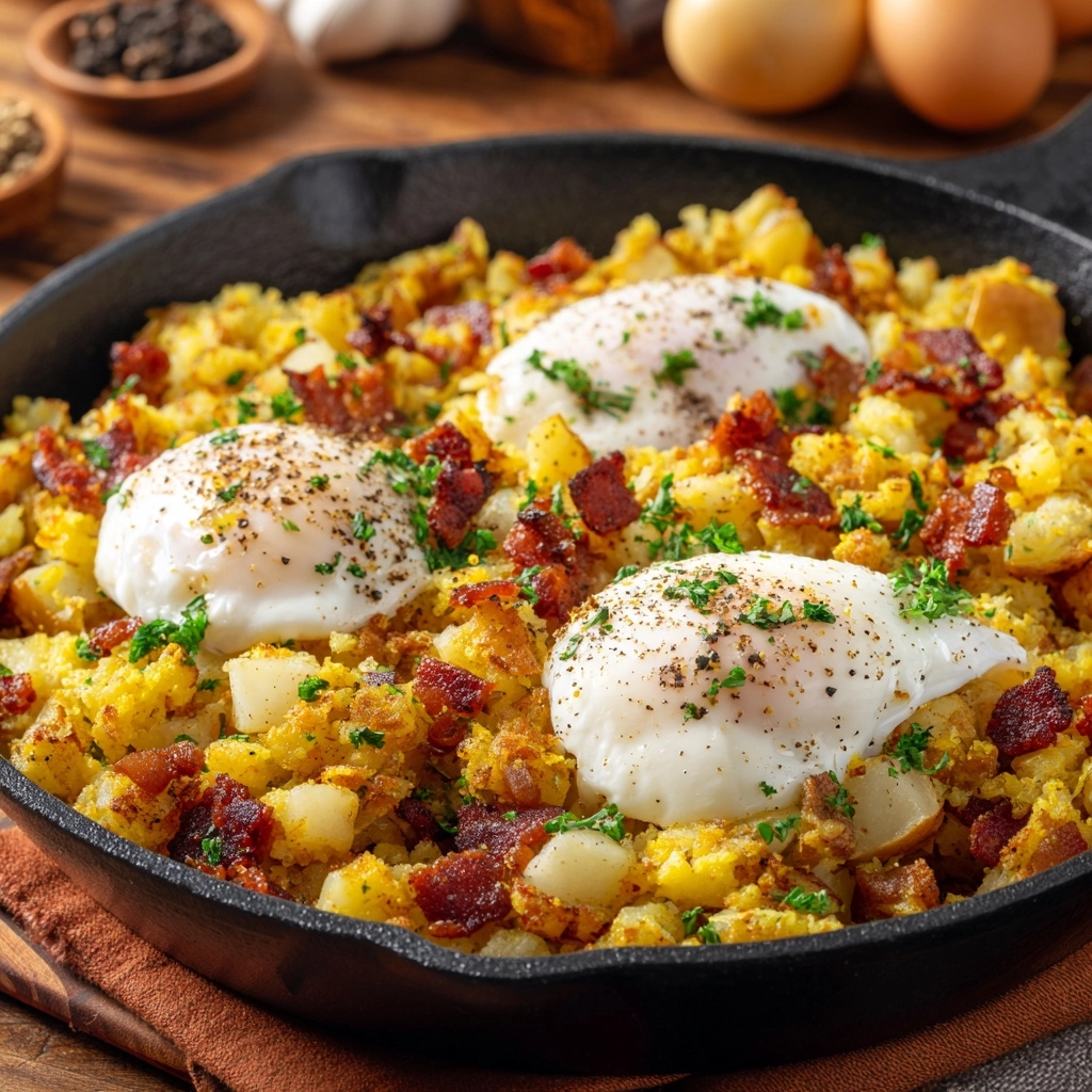 Potato Egg Scramble Recipe - Recipe Image