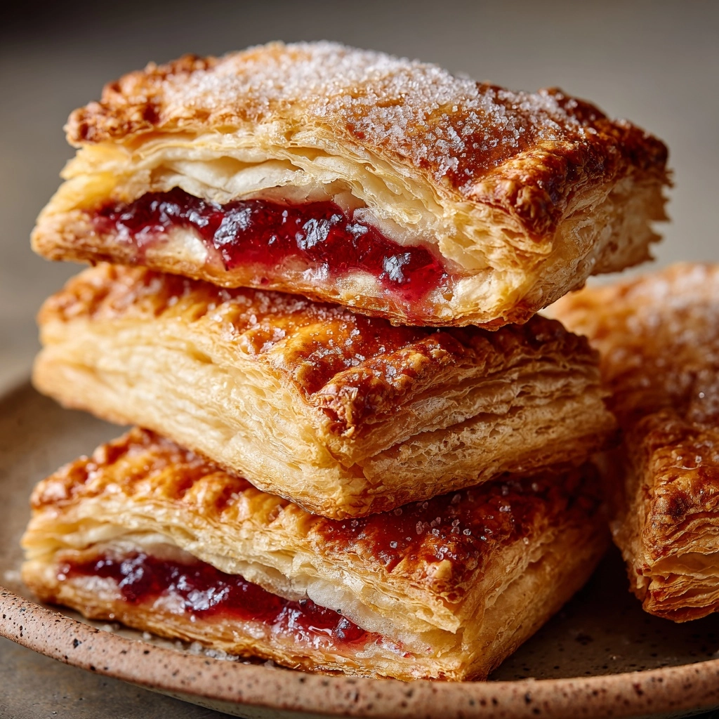 Rhubarb Puff-Tart Pockets Recipe - Recipe Image