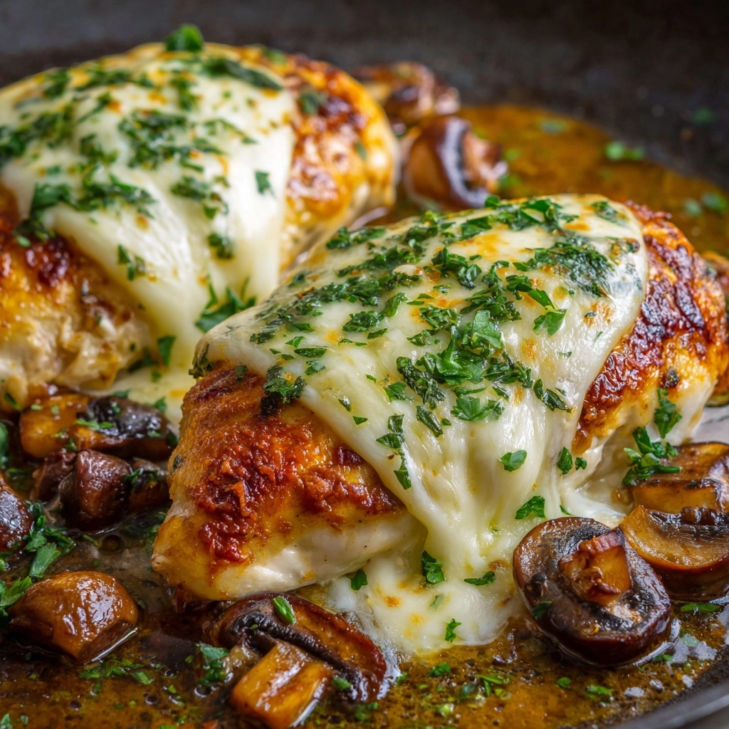 Healthy Mushroom Stuffed Chicken Breast Recipe - Recipe Image