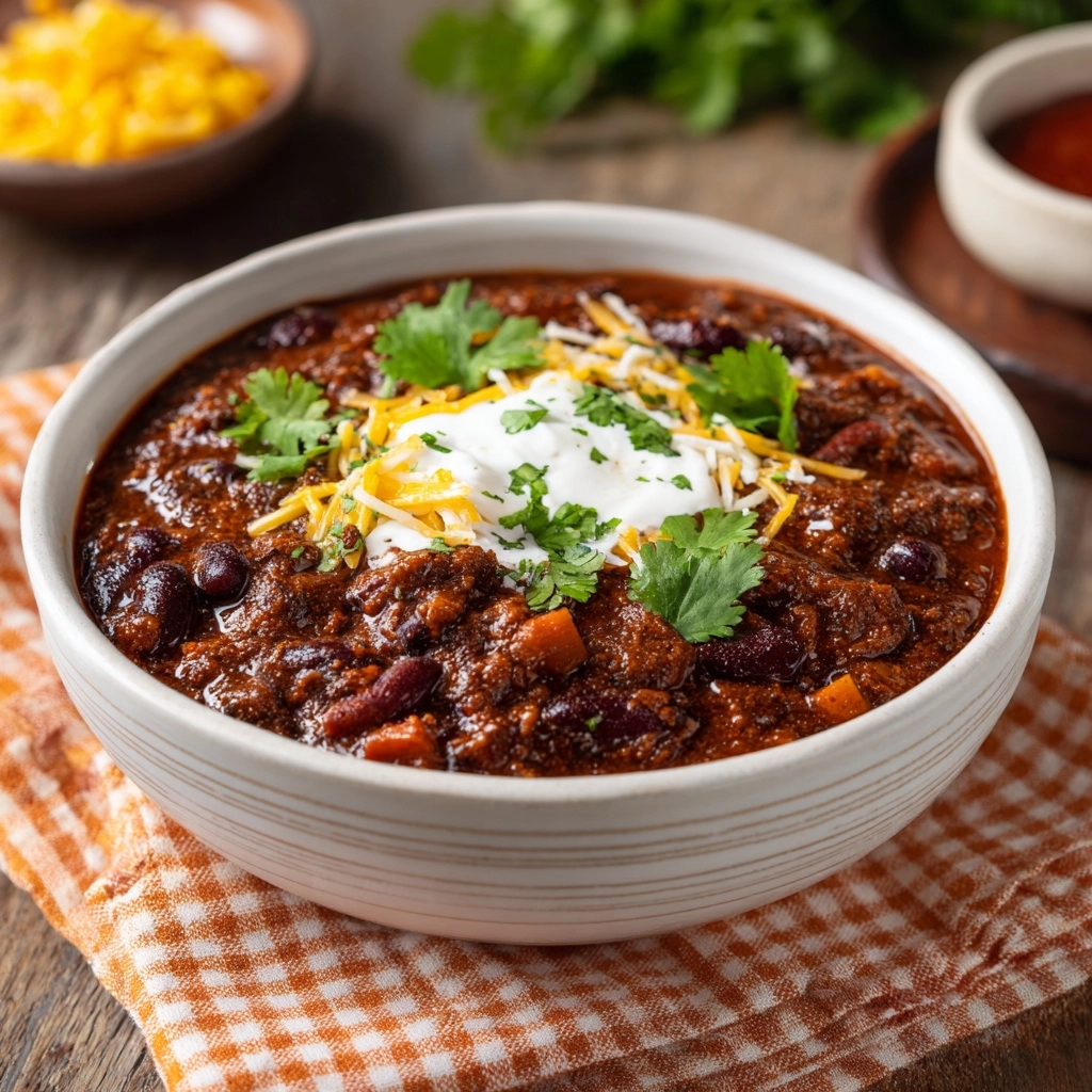 Bean Sweet Potato Chili Recipe - Recipe Image