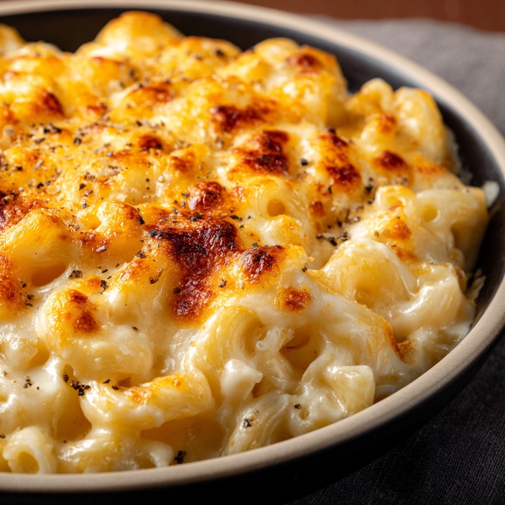 Creamy High Protein Cottage Cheese Mac and Cheese Recipe - Recipe Image