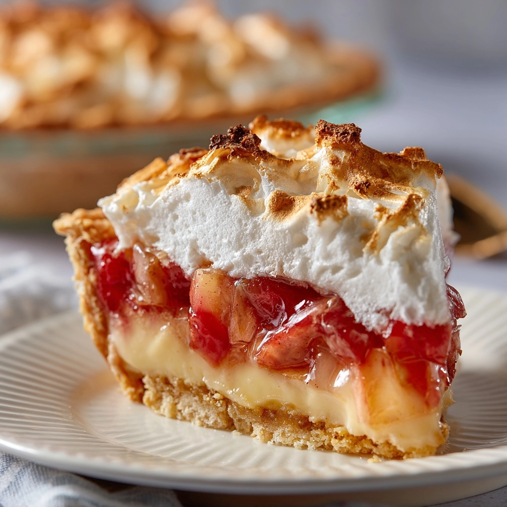 Rhubarb Meringue Pie Recipe - Recipe Image