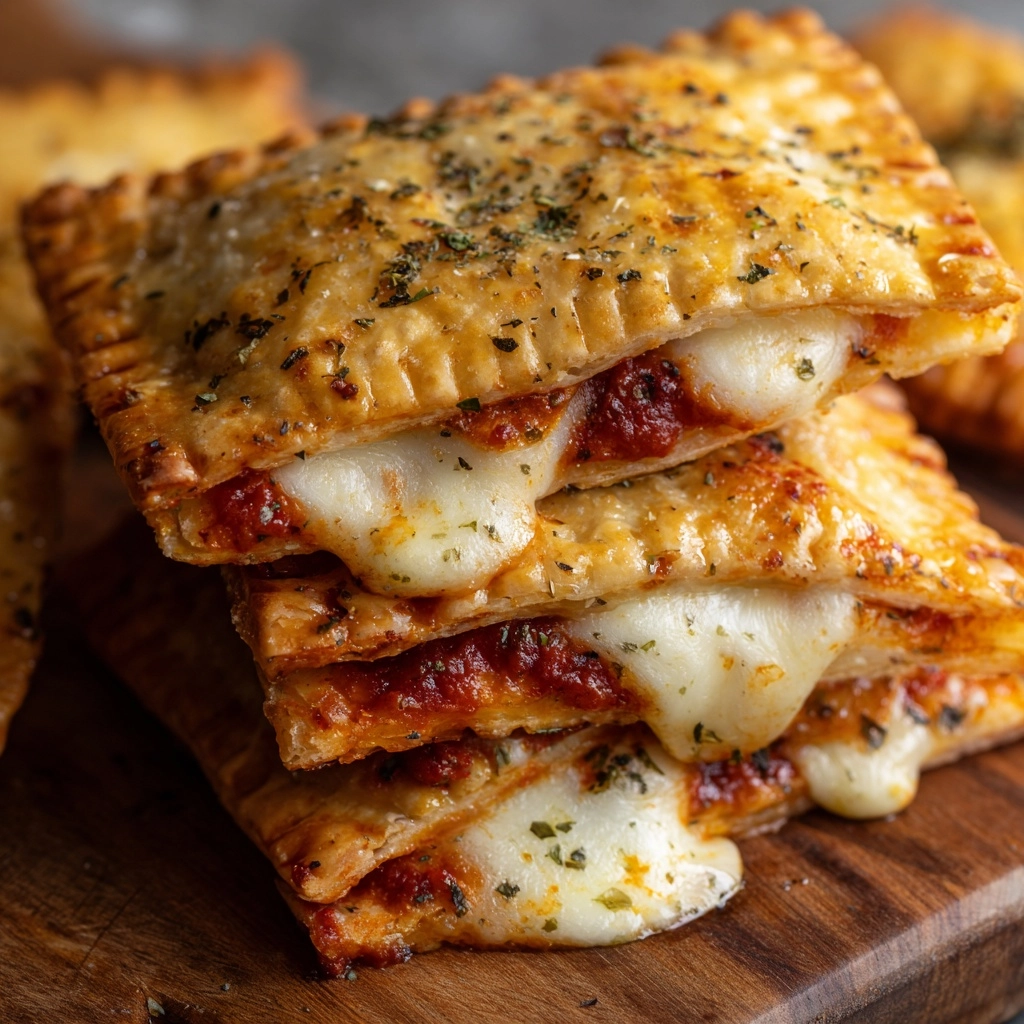 Homemade Pizza Pockets Recipe - Recipe Image