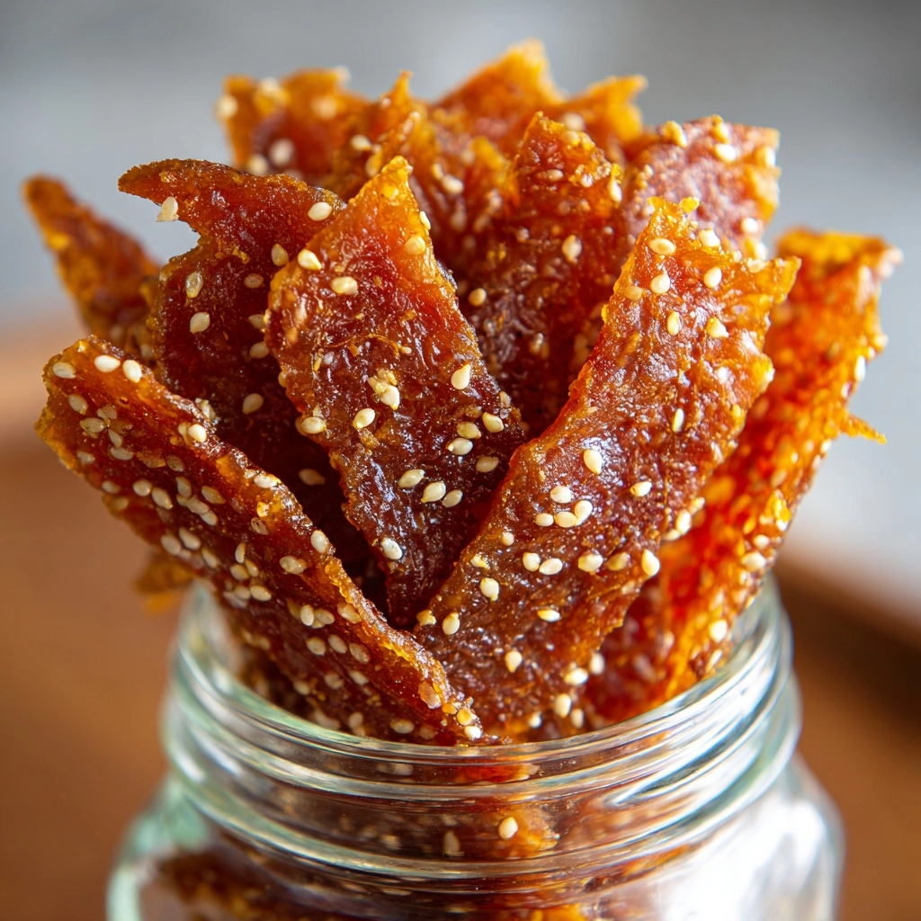 Honey Garlic Chicken Jerky Recipe - Recipe Image