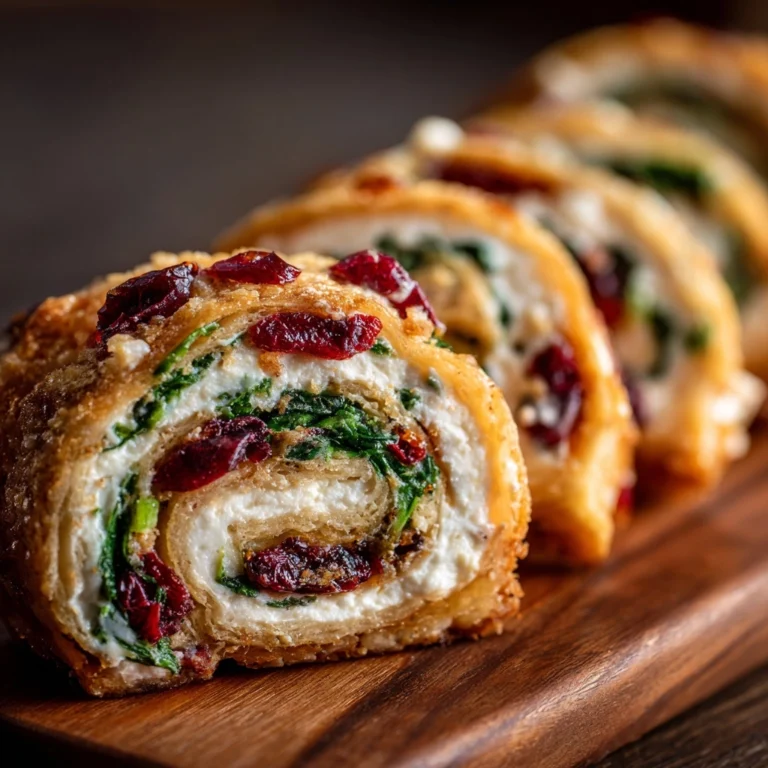 Turkey Cranberry Pinwheels Recipe