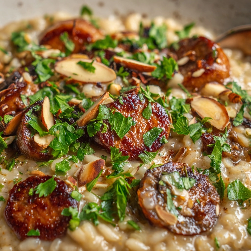 Creamy Italian Sausage and Rice Casserole Recipe - Recipe Image