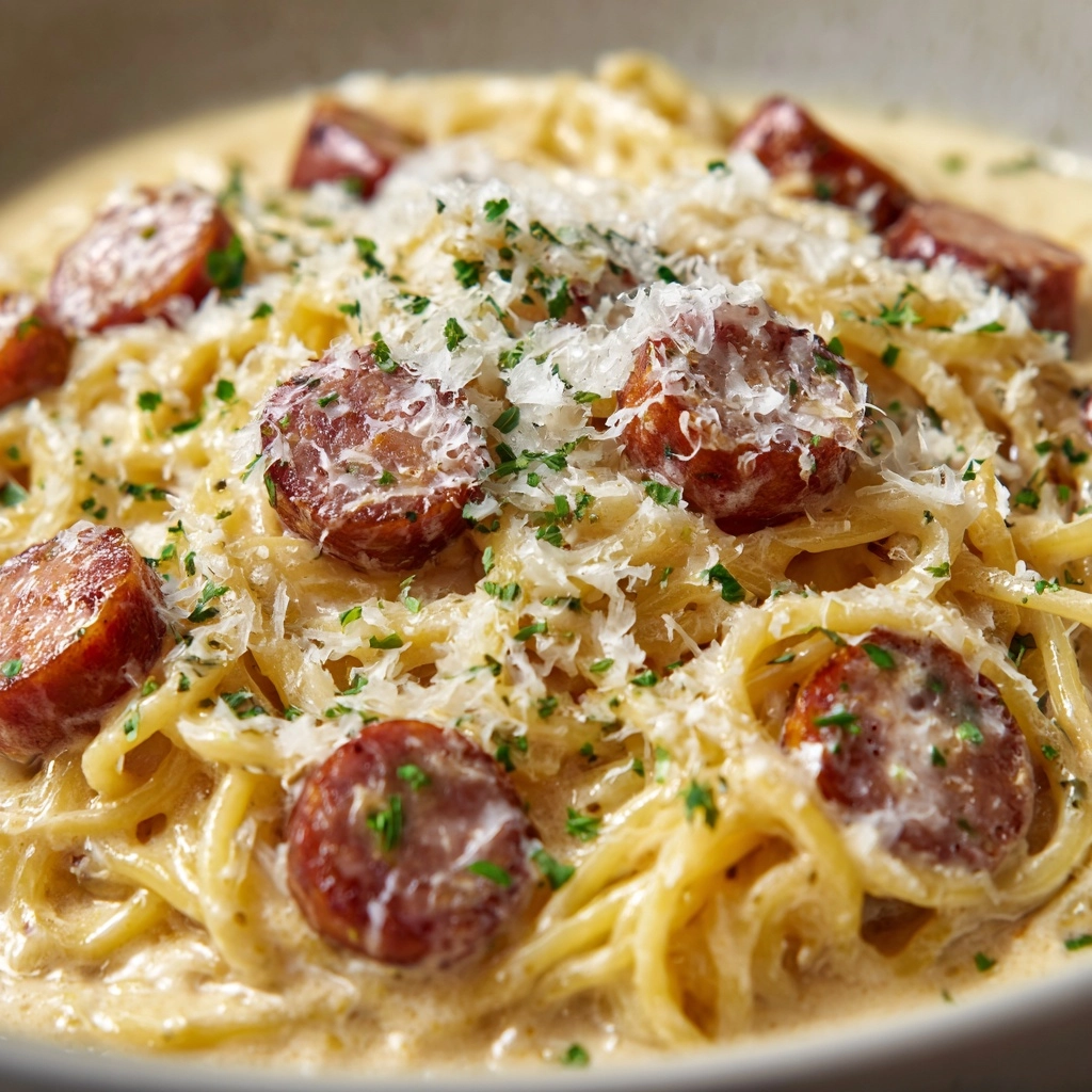 One Pan Garlic and Herb Pasta Recipe - Recipe Image