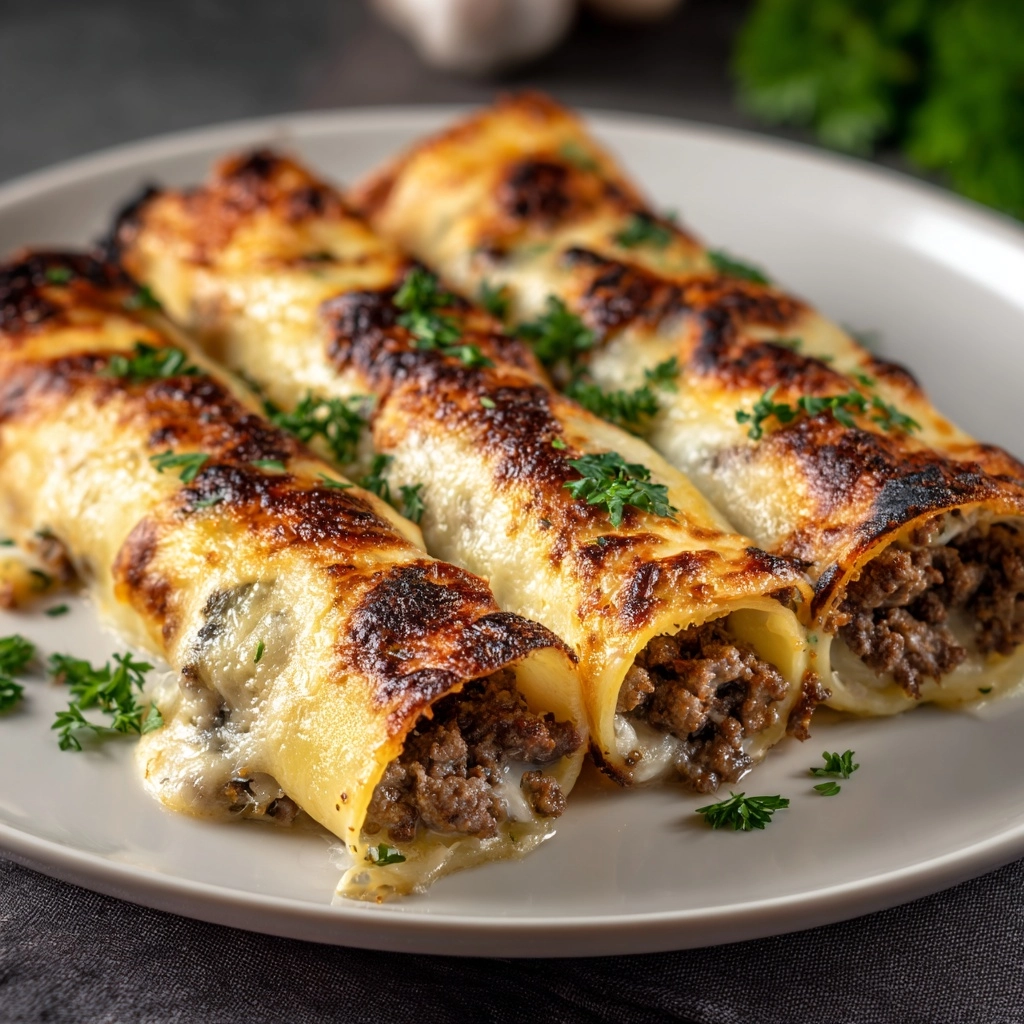 Keto Philly Cheesesteak Roll Ups Recipe - Recipe Image
